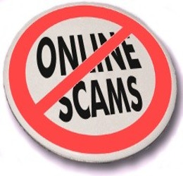 No-Online-scams-button